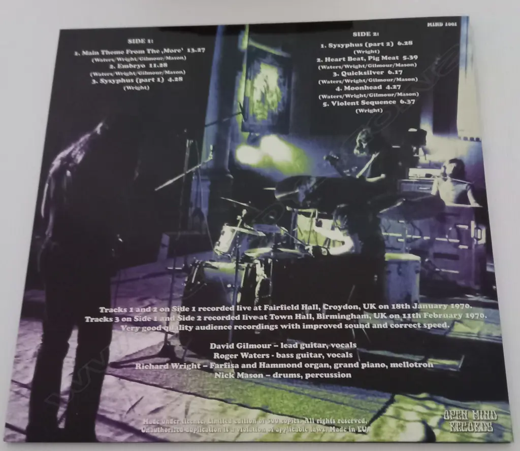 Pink Floyd, British Tour (January - February 1970) Image 1++